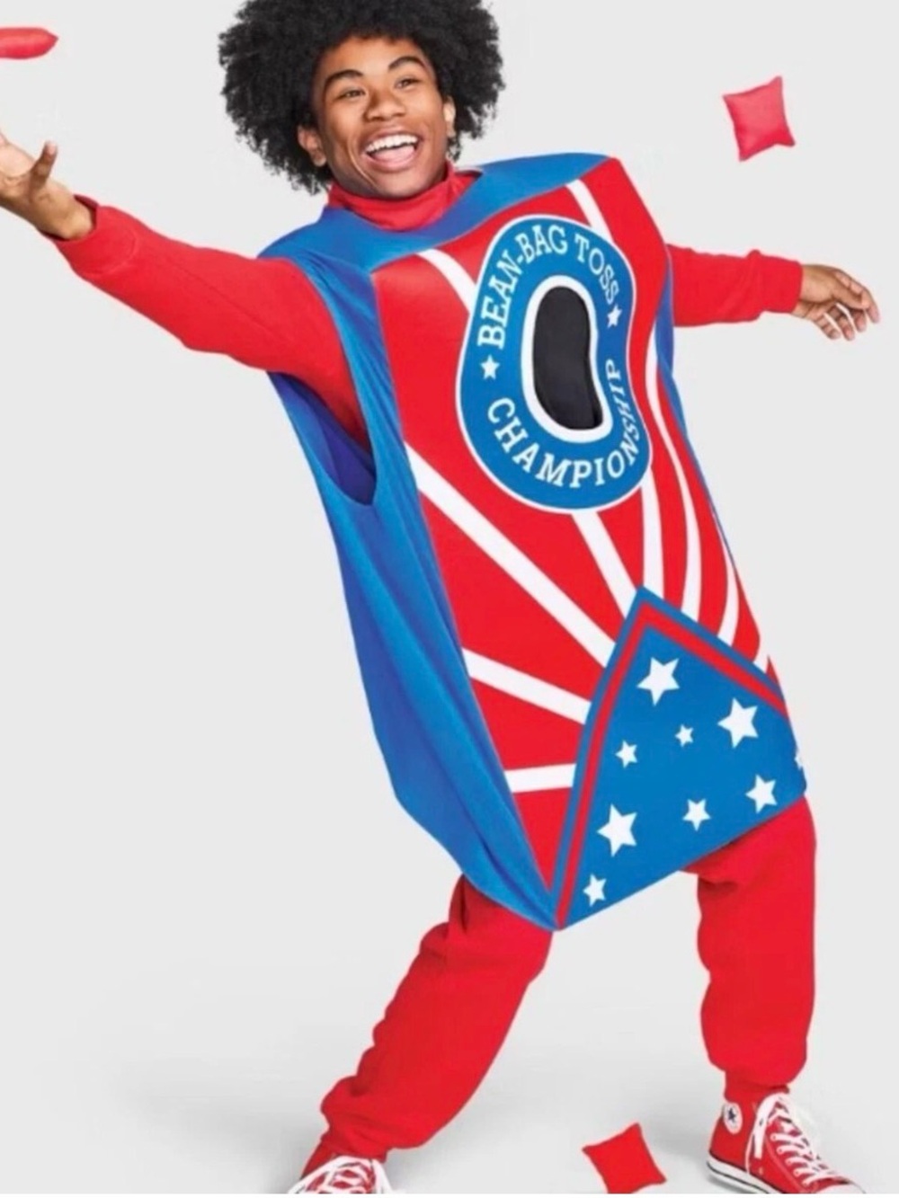 Bean Bag Toss (Cornhole) interactive Costume , OneSize, Halloween,Tunic